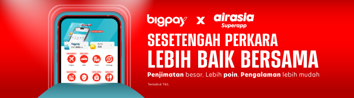 Exclusive offers for 2023 with BigPay and AirAsia! 